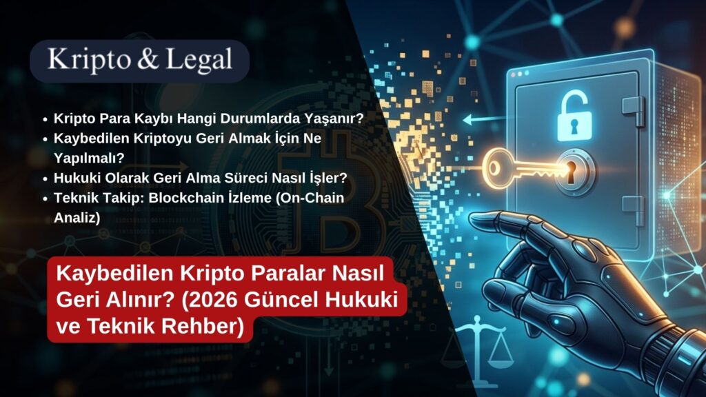 Kaybedilen Kripto Paralar Nasıl Geri Alınır (2026 Güncel Hukuki ve Teknik Rehber)