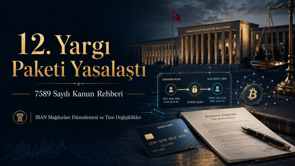 12. Yargı Paketi Yasalaştı: 7589 Sayılı Kanun Rehberi, IBAN Mağdurları Düzenlemesi ve Tüm Değişiklikler